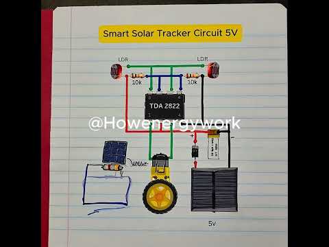 Smart Solar Tracker ☀️⚡ #circuit #diy #diyprojects #electrical #electronicsproject #electronics