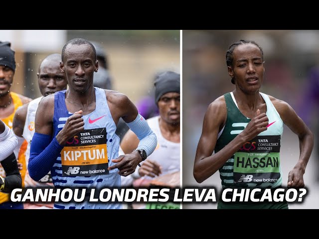 KIPTUM, HASSAN e DANIELZINHO na MARATONA de CHICAGO. Que prova!