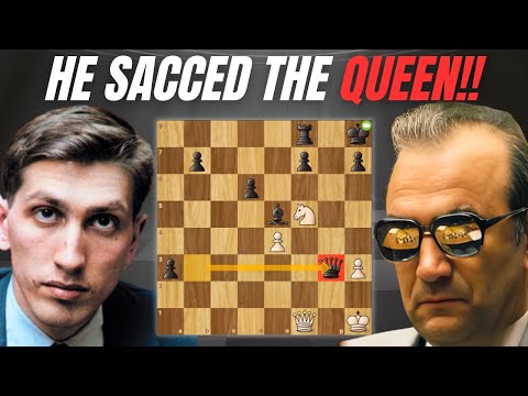Fischer DESTROYED By a Shocking Queen Sacrifice!! | Curacao Candidates 1962