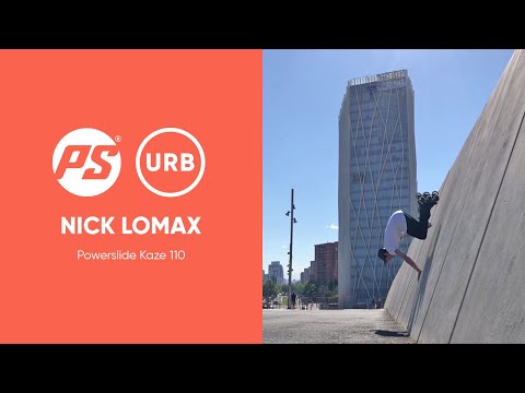 Nick Lomax on Powerslide Kaze 110 urban inline skates