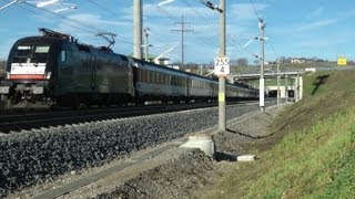 preview picture of video 'Katzenbergtunnel, Südportal; Züge/Trains; 29.12.2012'