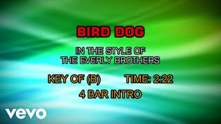 The Everly Brothers - Bird Dog (Karaoke)