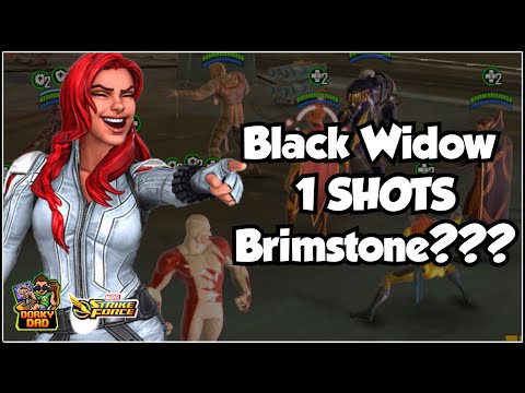 INSANE Brimstone Counter! | Black Widow Is GOATED! | Marvel Strike Force | MSF