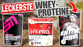 Die LECKERSTEN WHEY PROTEIN PULVER 2024 | Top 3 Whey Proteine (EXTREM LECKER!)
