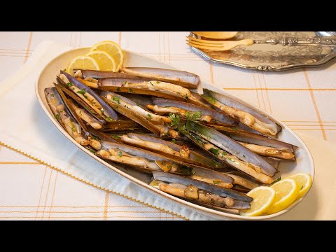 Navajas a la plancha