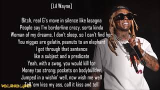 Lil Wayne - 6 Foot 7 Foot ft. Cory Gunz (Lyrics)