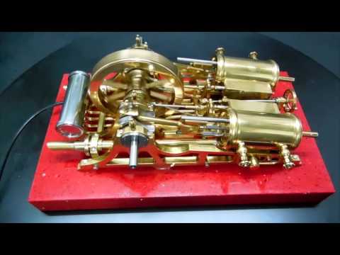 2 Zylinder Gleichstrom Schiffsdampfmaschine