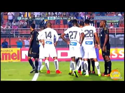 Paulistão 2017  Santos 01, Ponte preta Zero Agora as 20:20 Pacaembu primeiro tempo