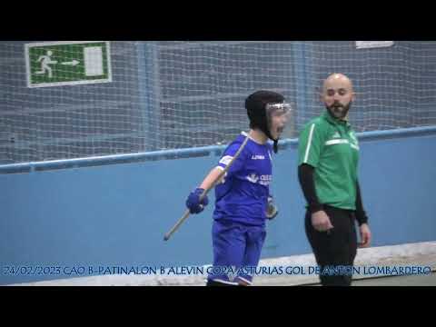 20230224 CENTRO ASTURIANO B-PATINALON B ALEVIN COPA ASTURIAS GOL DE ANTON LOMBARDERO PENELO