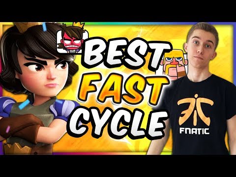 2.8 ELIXIR! Crazy (FAST!) Log Bait Cycle Deck — Clash Royale