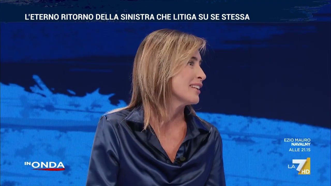 Maria Elena Boschi: "L'obiettivo condiviso è battere Giorgia Meloni"