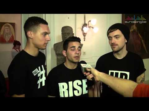 Interview Freaky Fortune feat. Risky Kidd (Greece) Eurovision in Concert 2014 Amsterdam