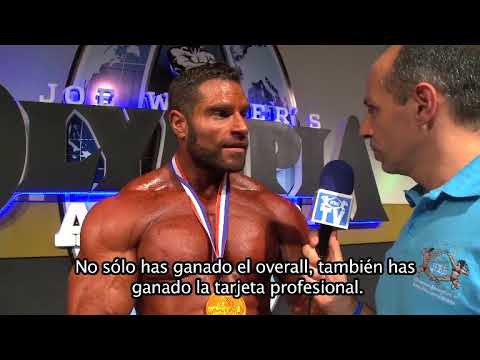 Interview David Hoffmann. Overall of Bodybuilding Olympia Spain 2015