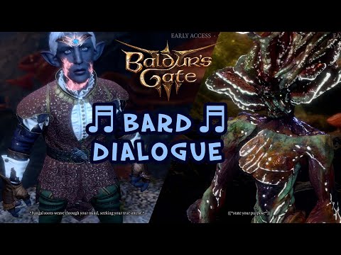 Baldur's Gate 3 Patch 8: 🎶 Bard Dialogue for Myconid 🍄