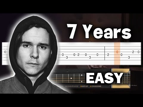 Lukas Graham - 7 Years - EASY Guitar tutorial (TAB)