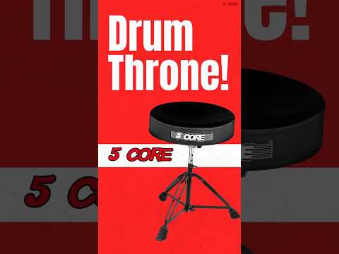 5 Core Drum Throne 3" Padded Drum Seat Height Adjustable Drumming Chair for Practice and Performance image 11