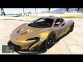 McLaren P1-GTR HQ 1.3 для GTA 5 видео 4
