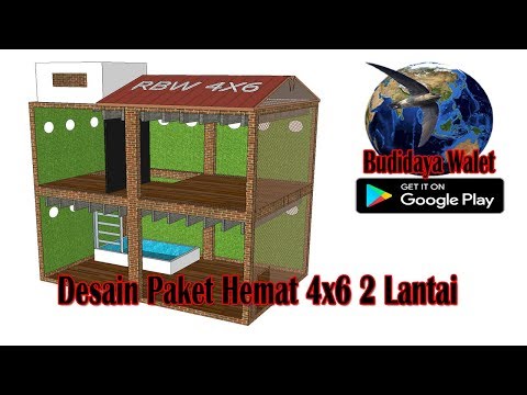 Desain Rumah Walet 4x6 2 Lantai