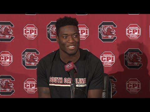 POST-GAME: T.J. Brunson, Alan Knott on Arkansas — 10/7/17