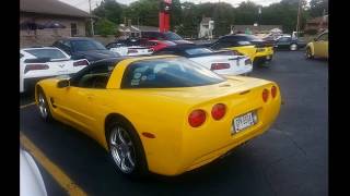 Corvettes At Cocca's Pizza 2017