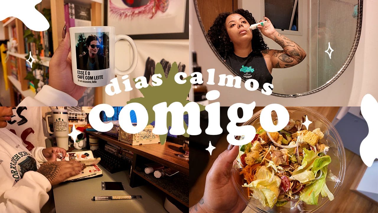 VLOGDAYs ✨Dias calmos comigo ✨ Papo sobre criação de conteúdo, organização, mestrado e livros novos