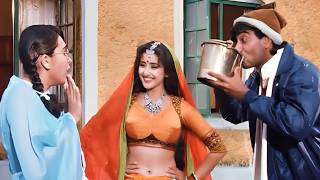 Karisma Kapoor Ko Impress Karne Ke Liye Ajay Devgn Ne Piya Baalti Bhar Doodh 😂 Dhanwaan Comedy Scene