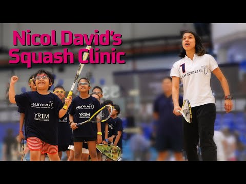 Nicol David - Squash Clinic in Kuala Lumpur