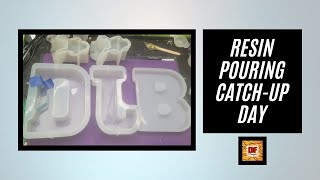 Resin Pouring Into Molds Plus Some Giveaways | Resin Art | Resin Pouring | Resin Beginners Tutorial