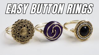 Easiest Button Rings Ever!!!