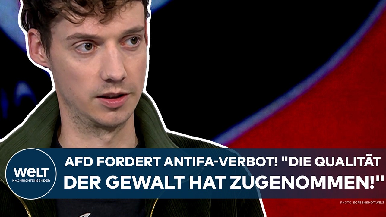 DEUTSCHLAND: AfD fordert Antifa-Verbot! "Die Qualität der Gewalt hat zugenommen!"