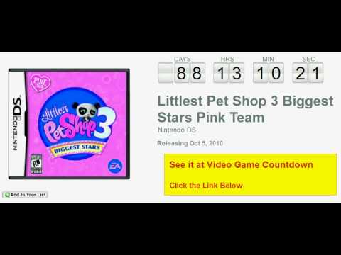 Littlest Pet Shop Biggest Stars : Blue Team Nintendo DS