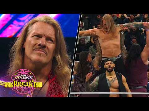 Ricochet (BALD!) unleashes the "Ricosault" on Jericho | AEW Spring BreakThru, 4/15/26