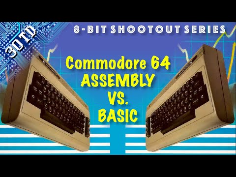 Assembly vs BASIC Speed Test on the Commodore 64: 8 Bit Shootout Series #2 - 3 Old Tech Dudes