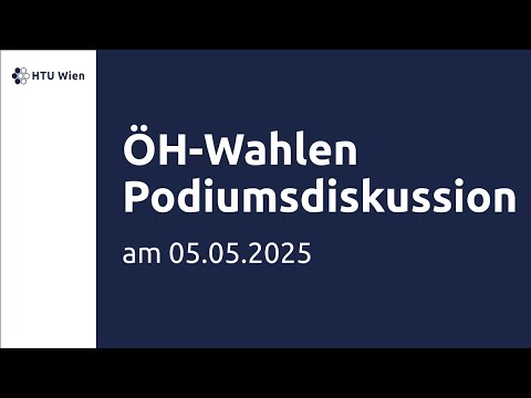ÖH-Wahl 2025 Podiumsdiskussion