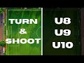 Turn & Shoot Drill For Football/Soccer | U8, U9, U10