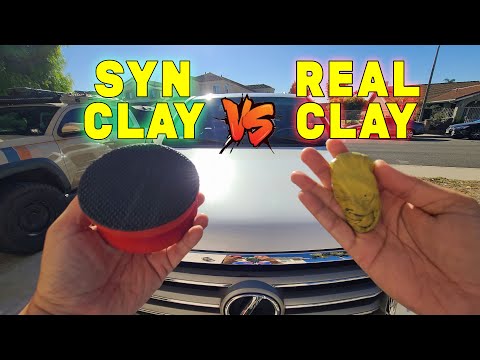 Claybar Comparison - Real Vs Synthetic - Clay Bar Griots / Chemical Guys