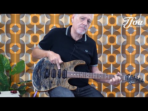 Suhr Modern Custom Waterfall Burl Black Limba played by Cok van Vuuren | Demo @ TFOA