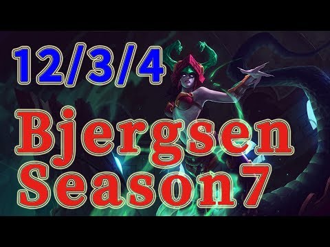 TSM Bjergsen Cassiopeia MID vs Taliyah Patch 7.14