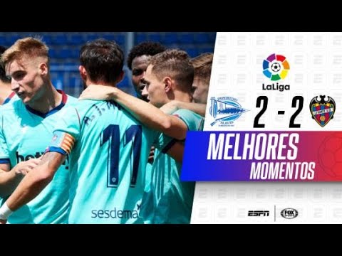 GOLAÇO + assistência de DEYVERSON! Alavés 2 x 2 Levante por LaLiga | Melhores momentos