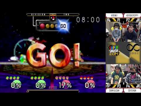 LGB - KRONK! (1P) Kerokeroppi (2P) Vs. SunVulcan (3P) Sevshun (4P) SSB64 - Winners 1