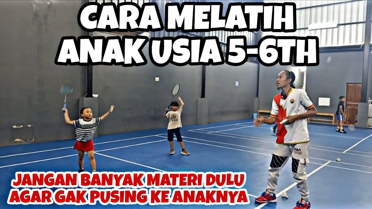 Cara Melatih Badminton Anak Usia 5-6th #badminton #badmintonlovers #badmintonindonesia