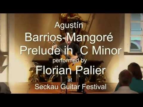 Florian Palier plays Prelude in C Minor by Agustín Barrios Mangoré