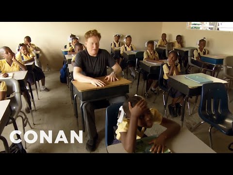 #ConanHaiti Preview: Conan Goes To Elementary School | CONAN on TBS