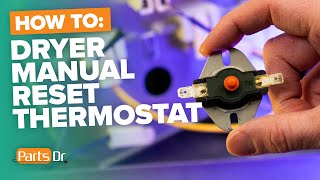 How to Replace Manual Reset Thermostat in Fisher & Paykel Dryer part # 395155