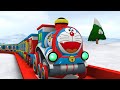 Doremon Cartoon Train For Kids Toy Factory Toy Train Cartoon For Children Doraemon
