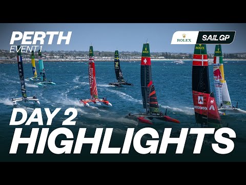 Day 2 Highlights // Oracle Perth Sail Grand Prix presented by KPMG 🇦🇺