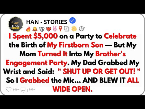 La mamma ha trasformato la festa di benvenuto del mio bambino nella grande serata di mio fratello...