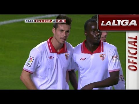 Gol de Manu del Moral (4-0) en el Sevilla FC - Real Zaragoza - HD
