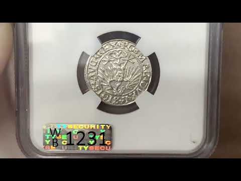 Zygmunt II August, Półgrosz Wilno 1548 - arabska - PIĘKNY