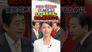 『議員削減に慎重だった』本当の理由 　#政治 #税金 #減税